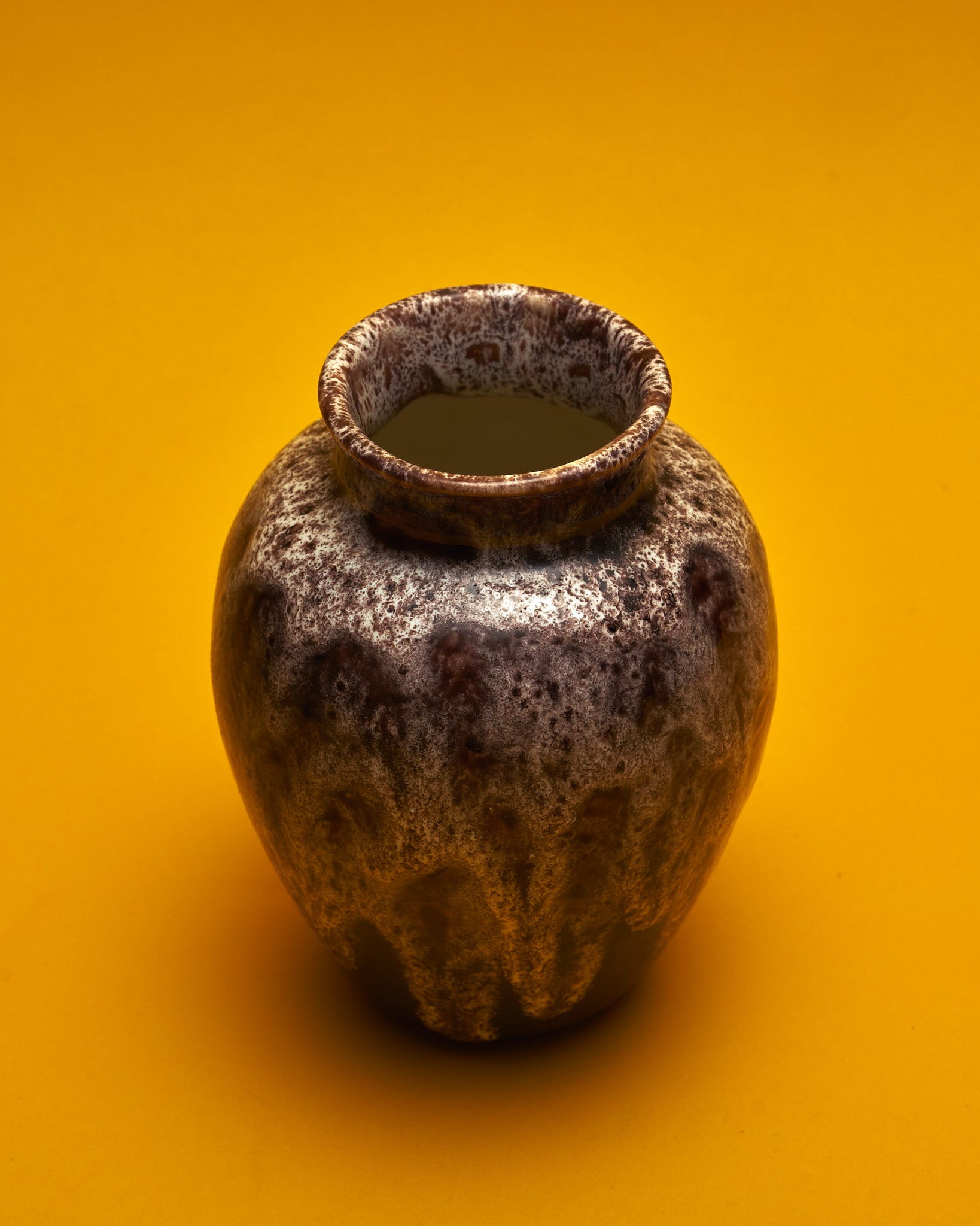 The Drip-Glazed Earth-Tone Vase