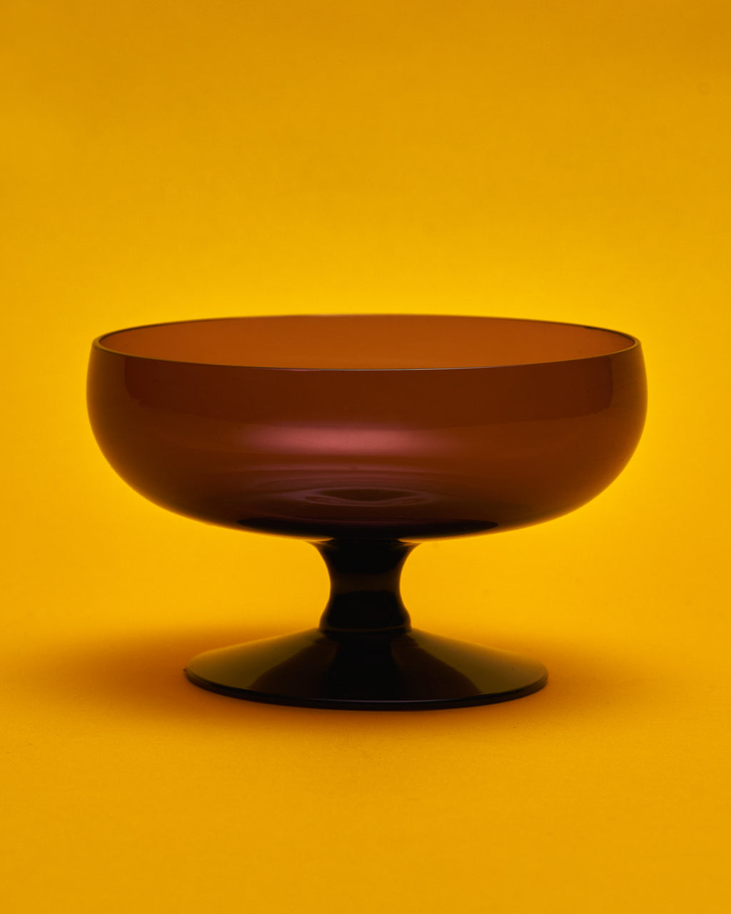 The Amethyst Pedestal Glass Bowl