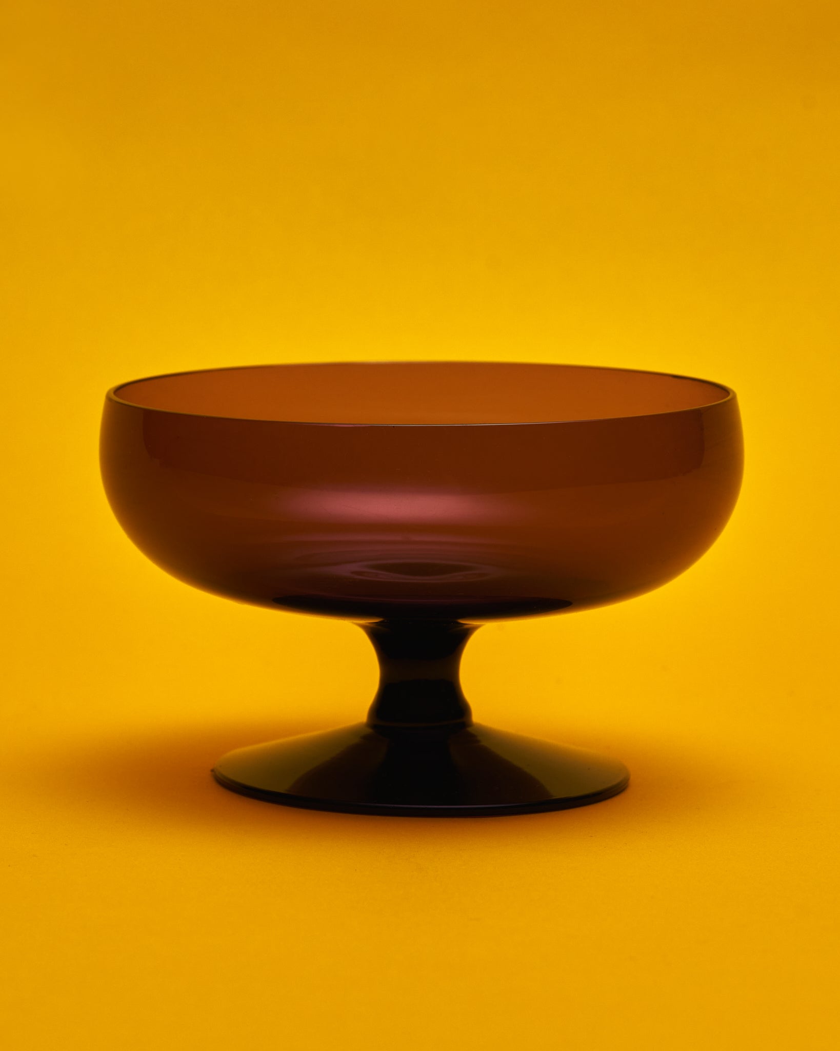 The Amethyst Pedestal Glass Bowl