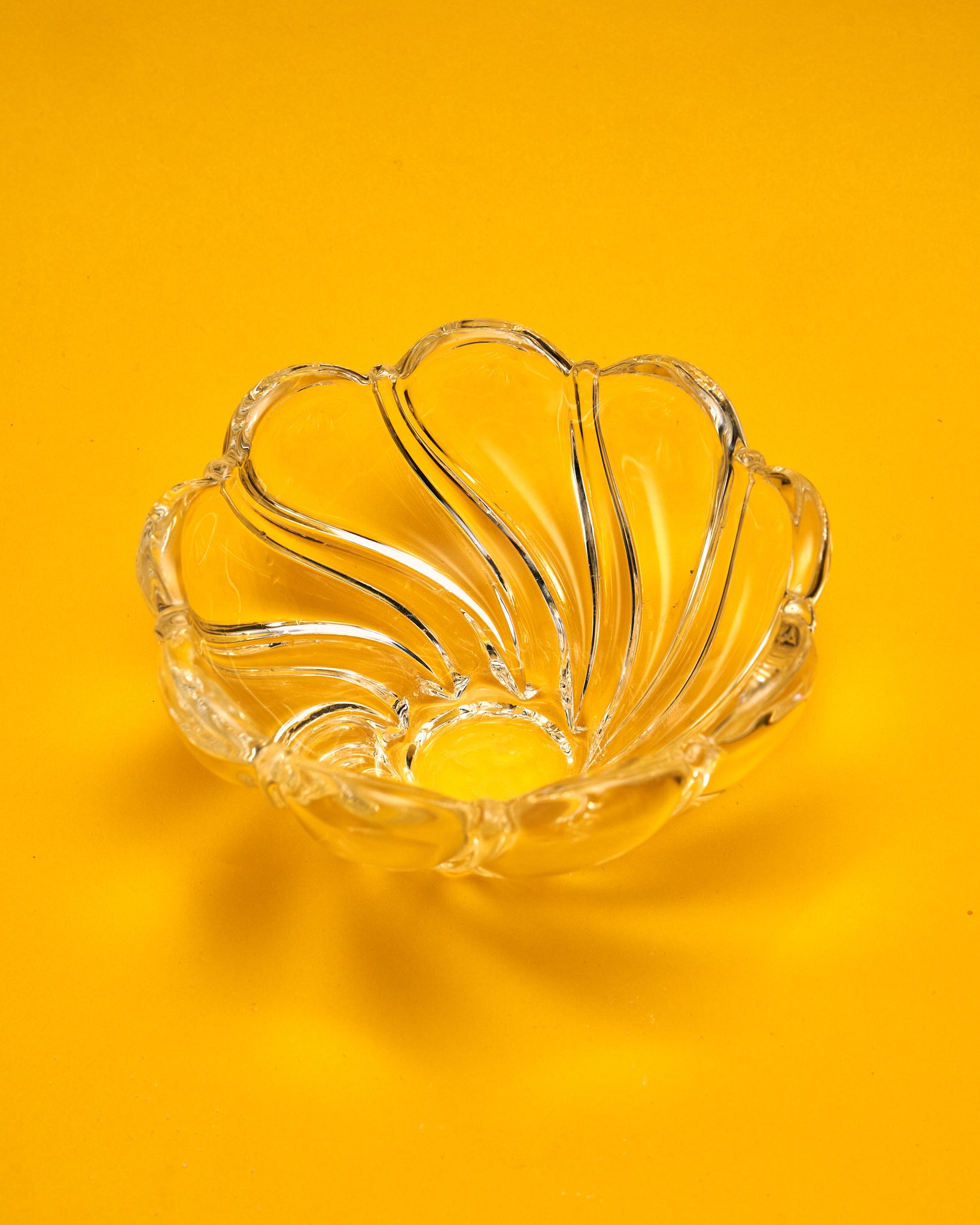 The Ribbed Small Glass Bowl