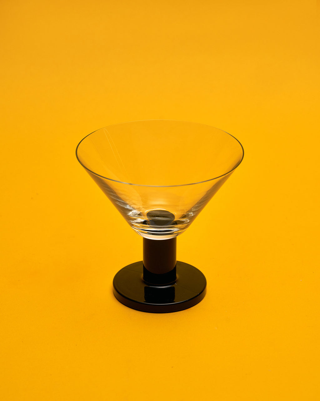 The Midnight Martini Glass