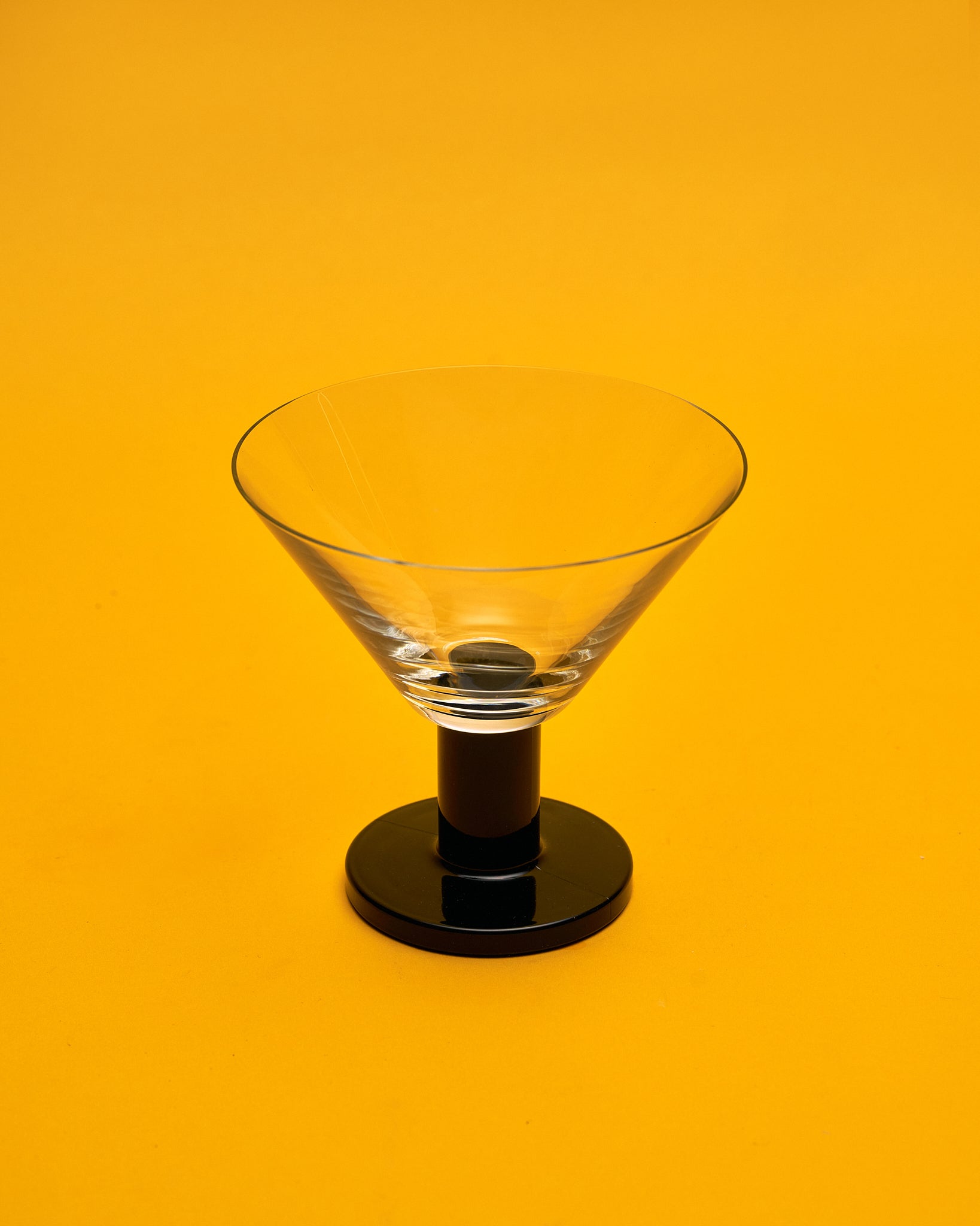 The Midnight Martini Glass