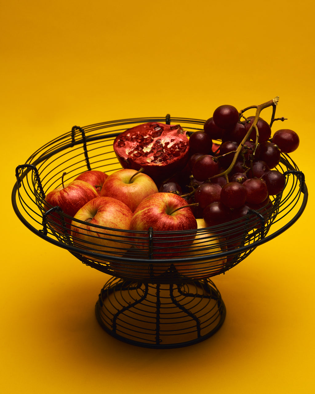The Gilded Black Pedestal Bowl