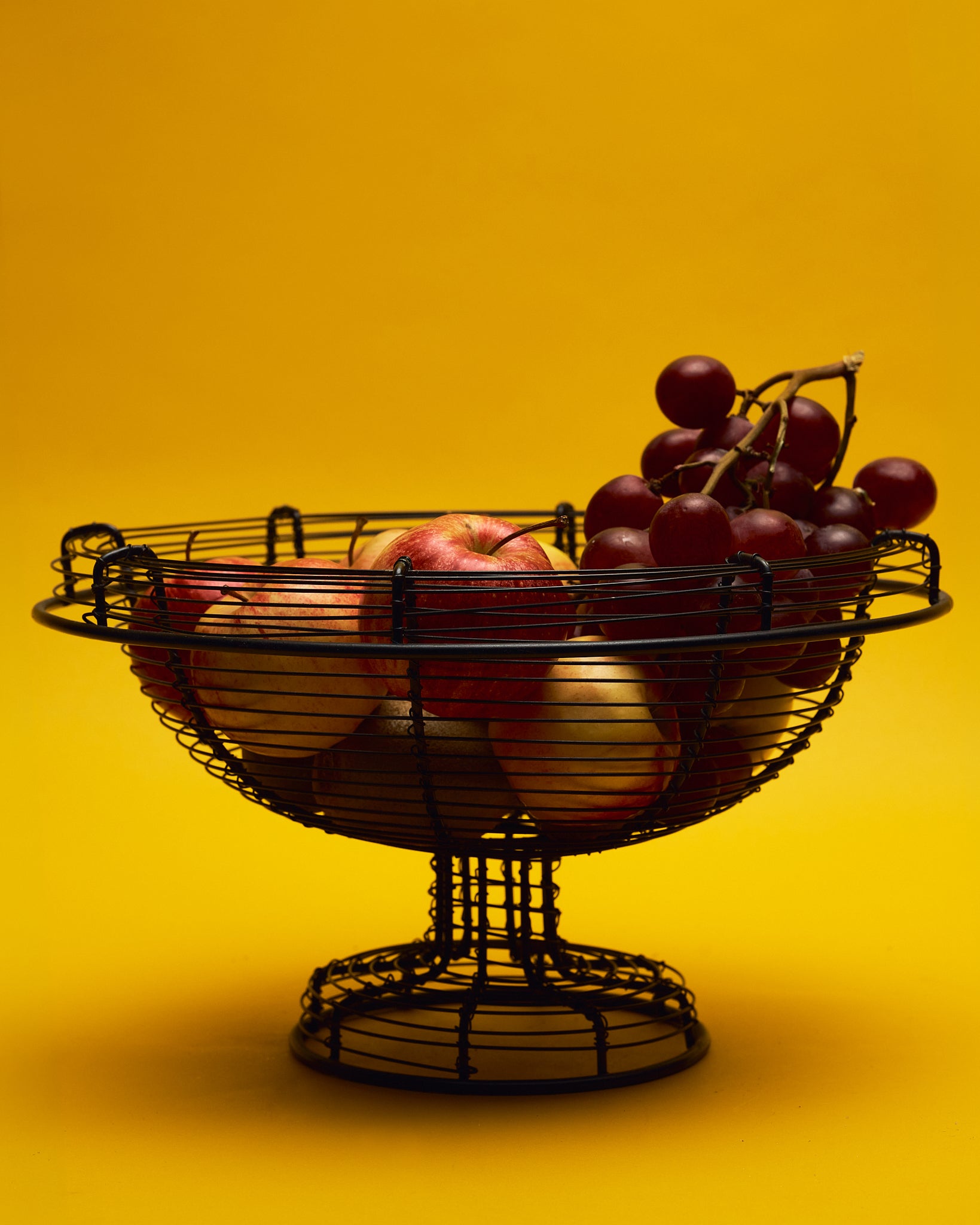 The Gilded Black Pedestal Bowl