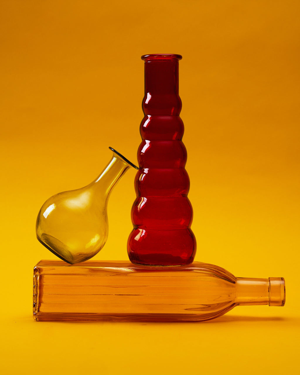 The Amber Fluted Cruet