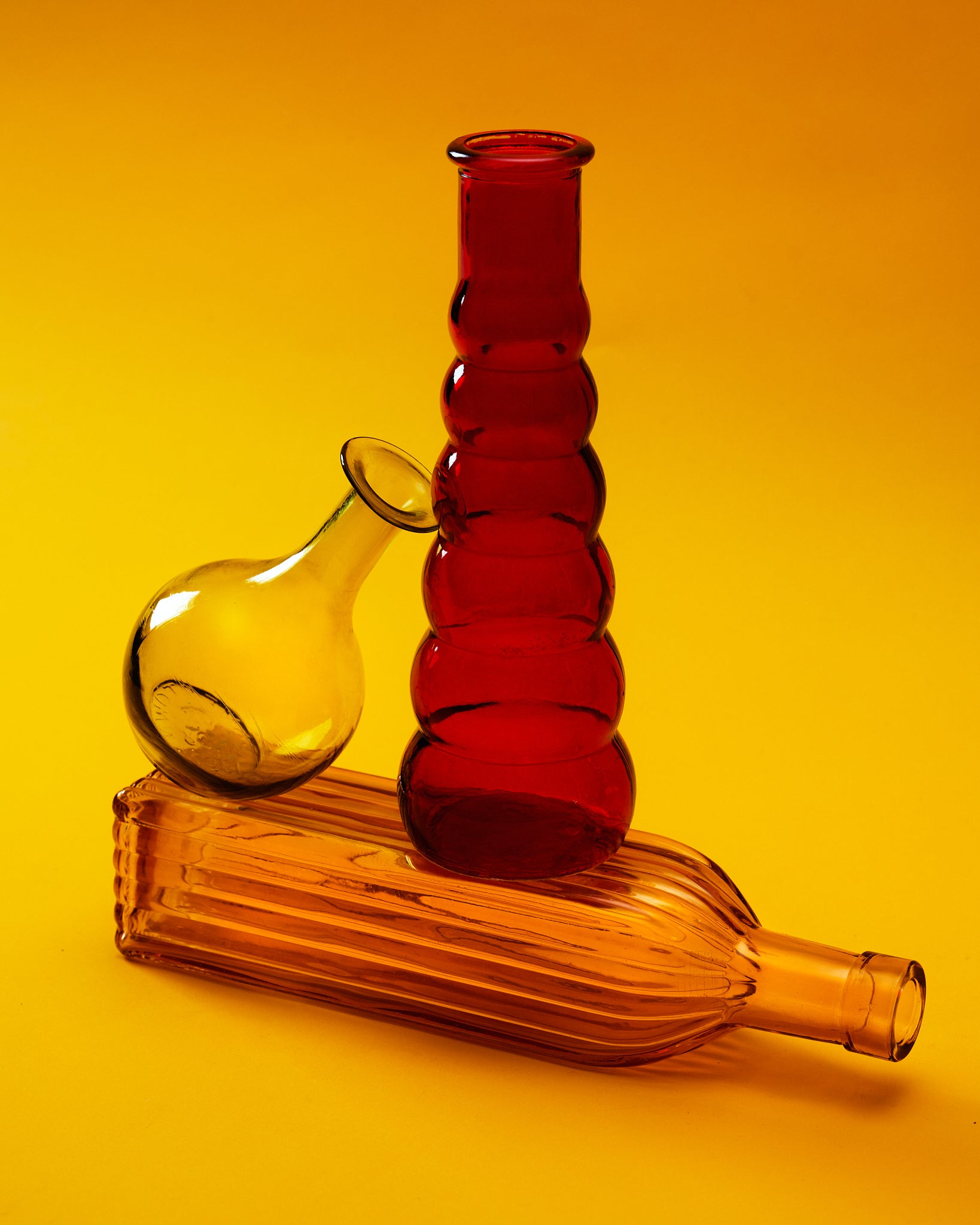 The Amber Fluted Cruet